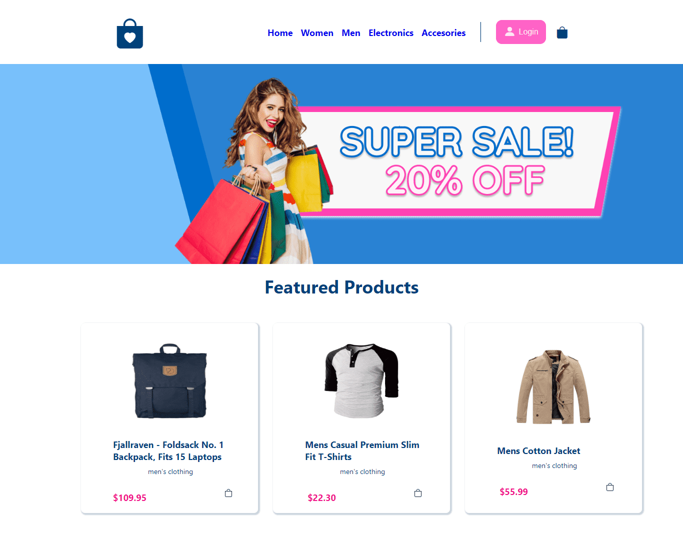 Imagen del proyecto Web Store